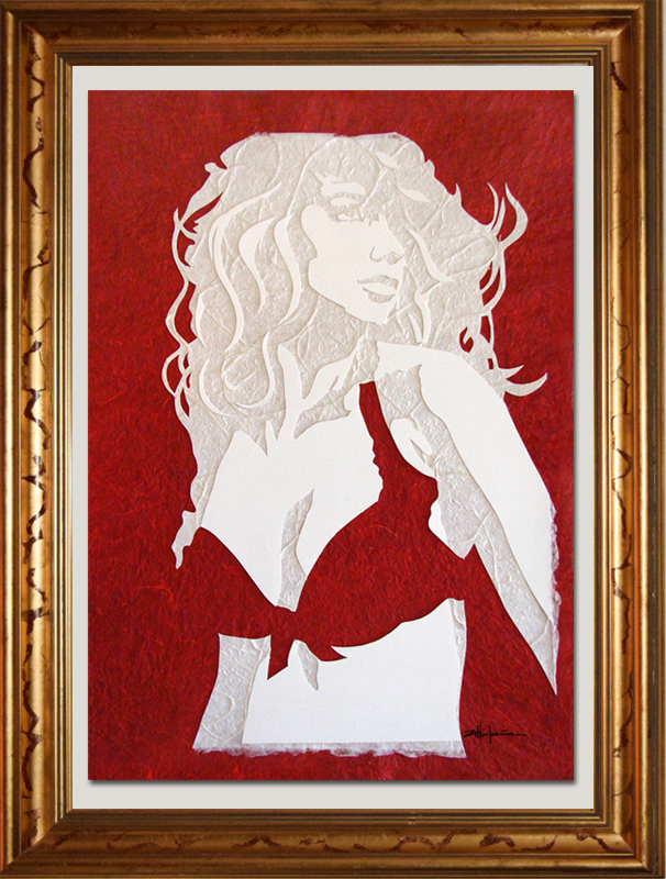 Crimson by artist Marcy Ann Villafana